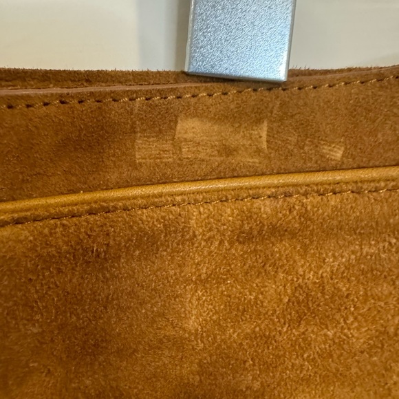 Tom Ford Camel Suede Mini Skort with Gold Double Buckle - Picture 2 of 16